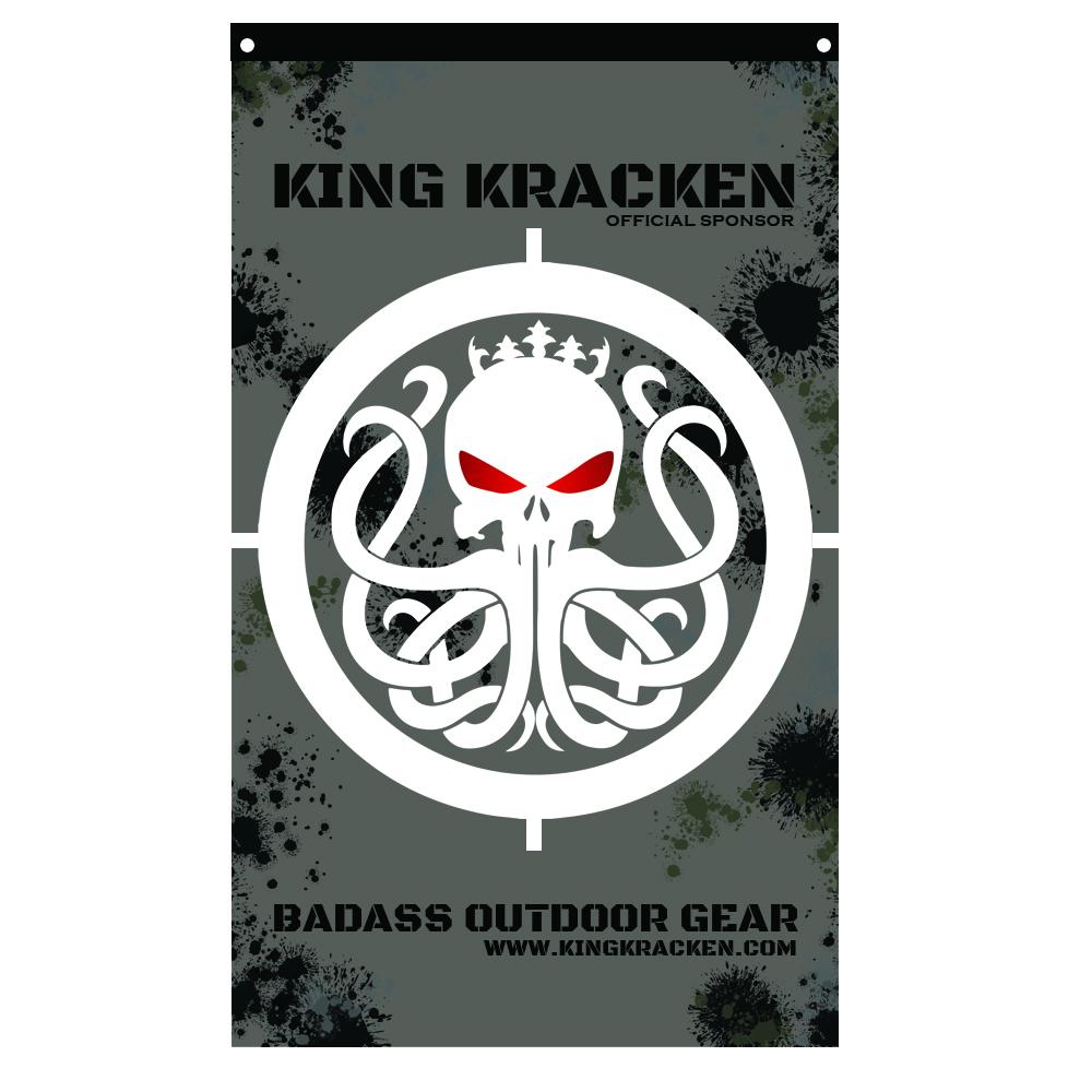 Kracken Tactical Flags - Full Size - Best Fishing Performance Shirts 